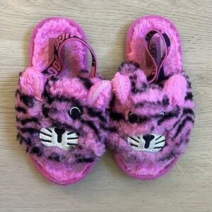 Pink tiger UGG slipper shoes